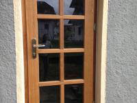Glashaustür mit Sprossen